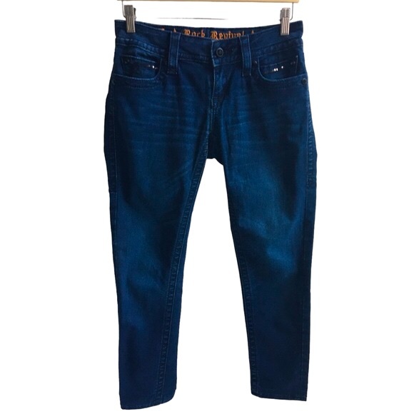 Rock Revival Evelyn Flap Pockets Skinny Jeans Size 27 - Picture 17 of 17